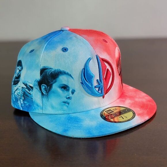 New Era X Star Wars Rey Skywalker Kylo Ren Jedi Dark Side Hat Unisex 59 Fifty - Picture 1 of 9
